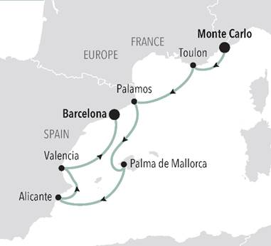 Silversea cruise Mont Carlo to Barcelona 30 Aug 2026 Silversea cruise Mont Carlo to Barcelona 30 Aug 2026