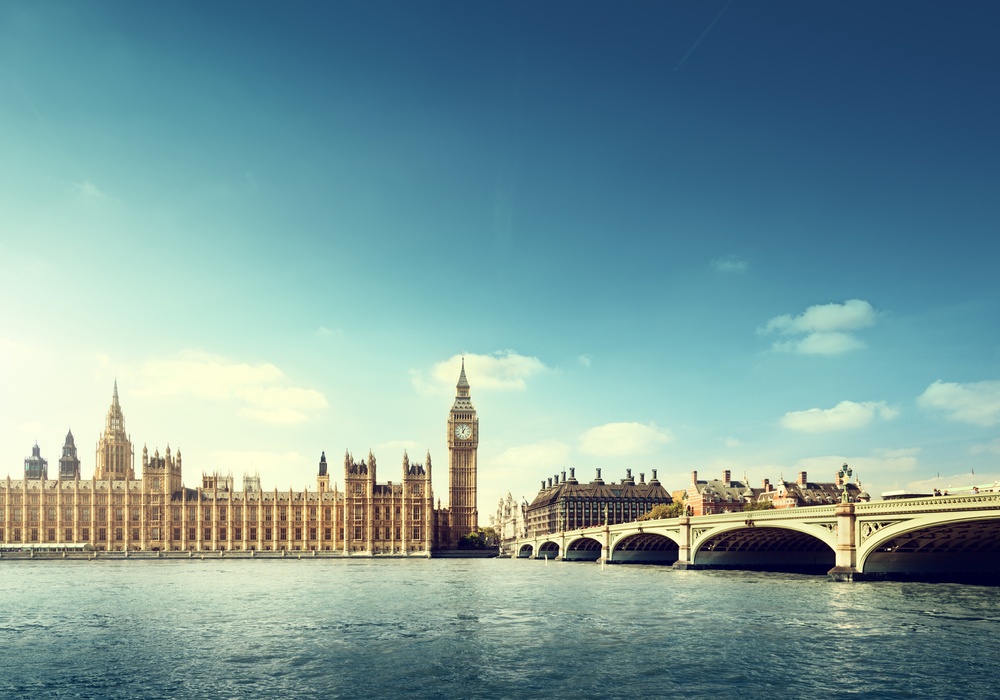 Big Ben in sunny day, London-1