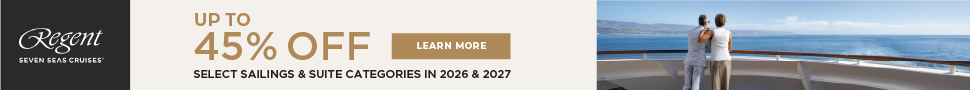 Regent Seven Seas Oceans of Discovery - up to 45% off select sailings and suite categories in 2026 and 2027