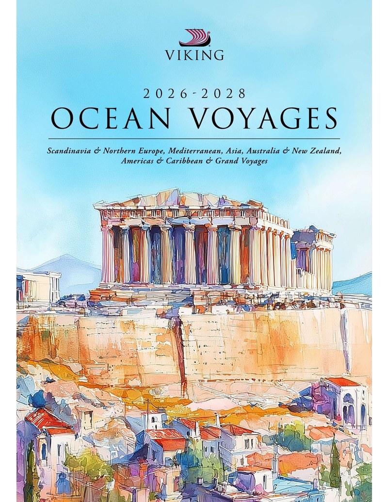 Viking Ocean Voyages 2026-2028 brochure cover