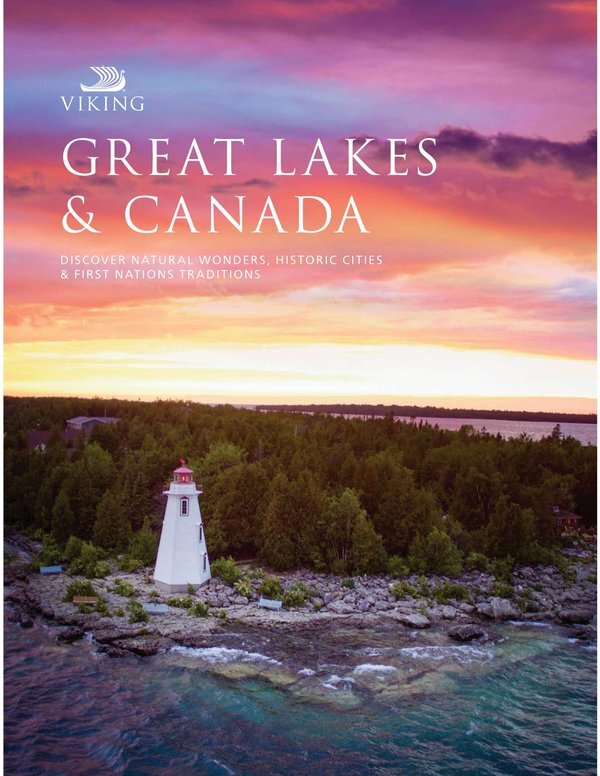 Viking Great Lakes & Canada destination guide cover