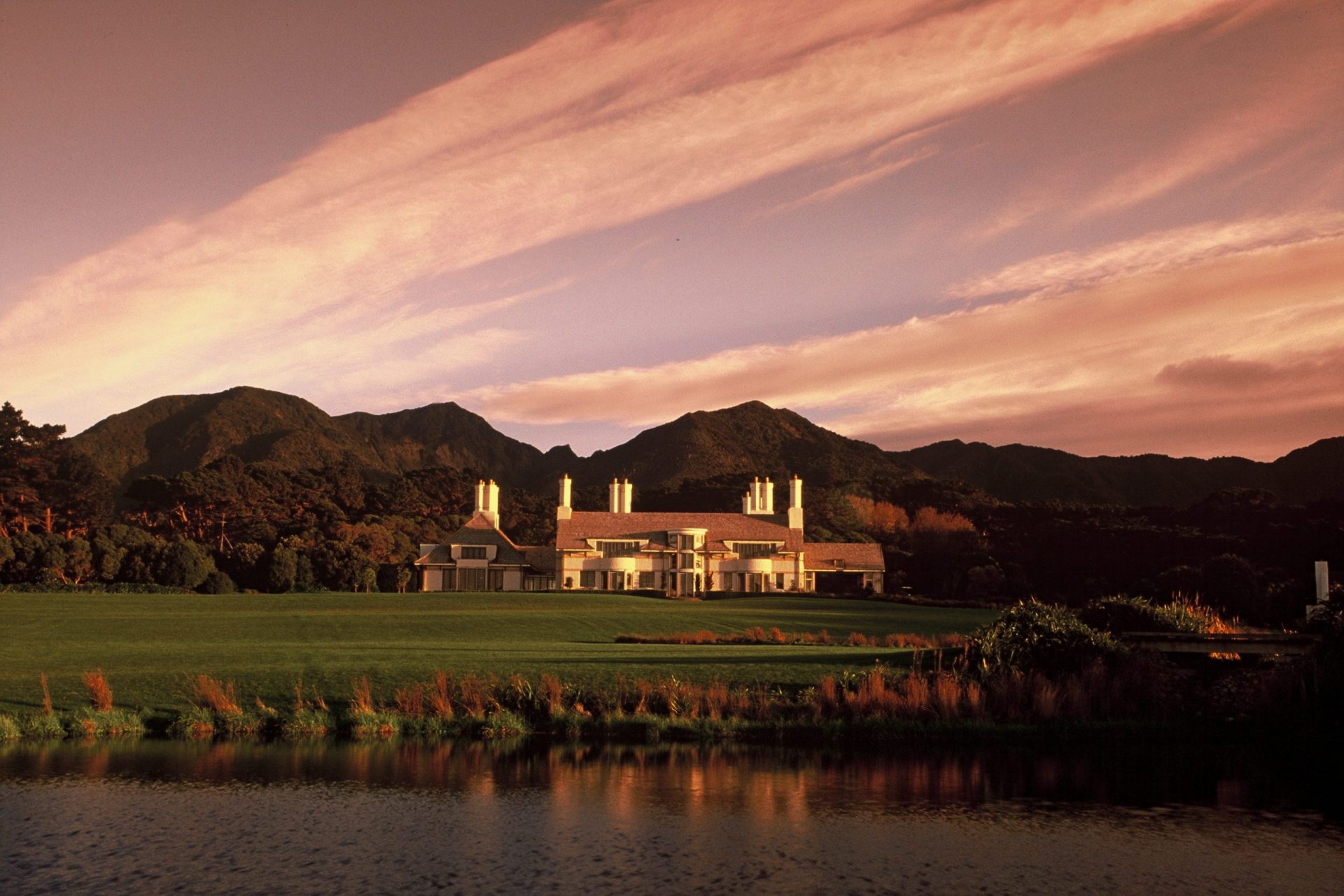 Lodge at Dusk