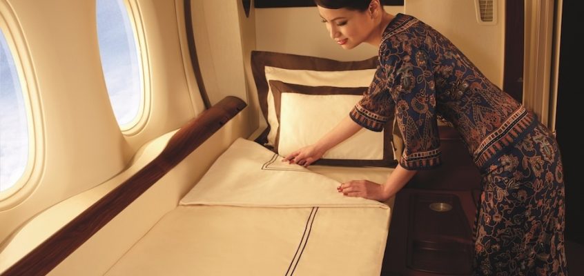 Singapore Airlines First and Business Class Seats from New Zealand